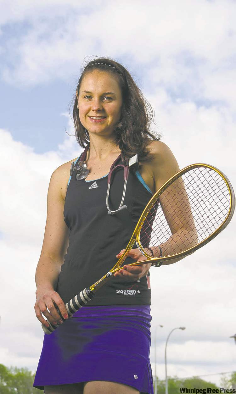David Lipnowski / Winnipeg Free Press
Alana Miller excelled at all three racquet sports for many years.