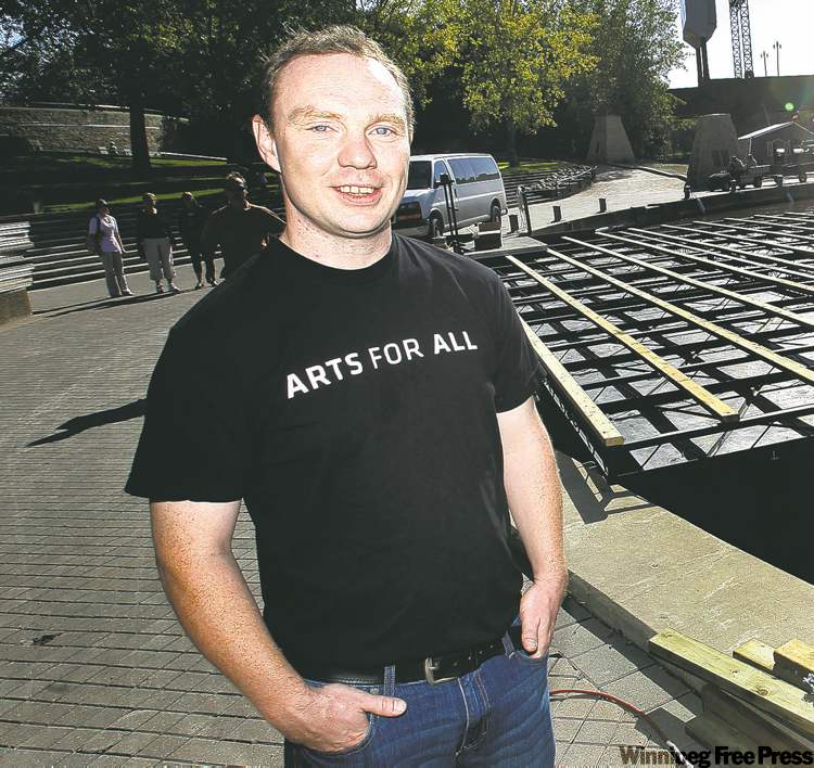 WAYNE GLOWACKI / Winnipeg Free Press archives
'We can do more incredible things': Dominic Lloyd, project manager of the Winnipeg Cultural Capital of 2010 initiative.