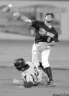 BORIS MINKEVICH / WINNIPEG FREE PRESS archives
Those were the days: Max Poulin turns the double play.