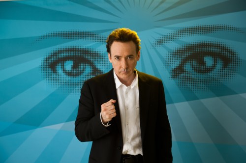John Cusack quacks like a duck.