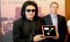 BORIS.MINKEVICH@FREEPRESS.MB.CA 
Kiss front man Gene Simmons (see below) is presented with the key to the city on Wednesday. Guess it's too late to change the locks.