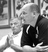 Joe Mack (left)  and coach  LaPolice