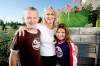 KEN GIGLIOTTI  / Winnipeg Free Press
Chantal Tkachuk, wife of Keith, with son Brady and daughter Taryn. Tkachuk wants to make the Winnipeg transition easy for partners of Jets players.