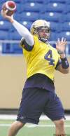 John Woods/Winnipeg Free Press
Club cautious on naming starting QB against Argos.