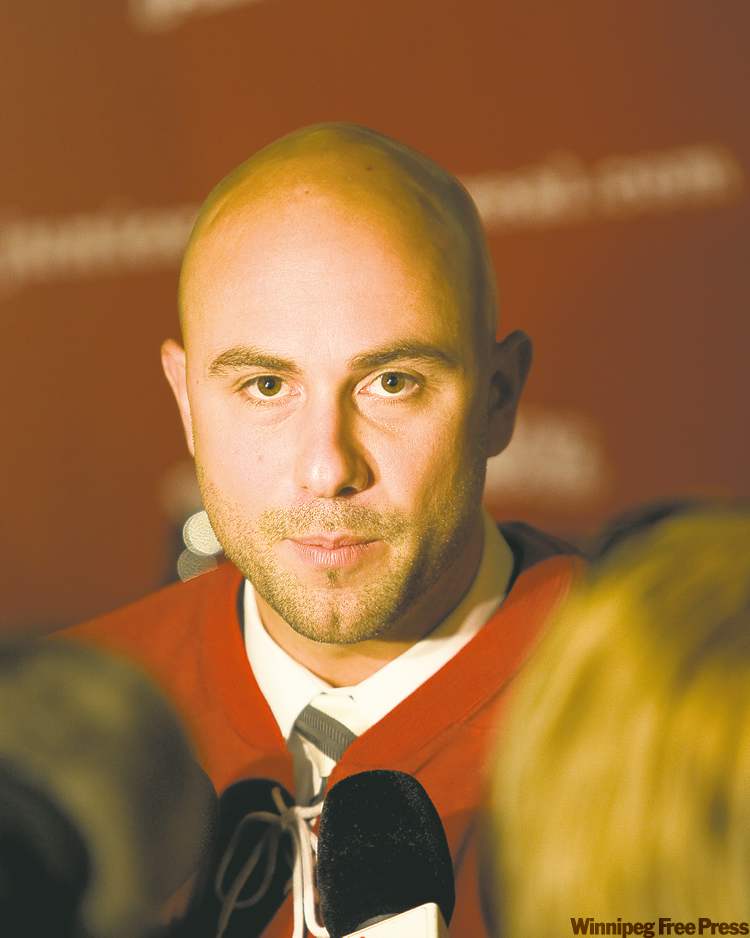 the canadian press archives
At age 39, former Montreal Juniors GM Pascal Vincent is the youngest coach on the Jets staff.