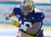 KEN GIGLIOTTI  / WINNIPEG FREE PRESS
Rookie Blue Bomber linebacker Henoc Muamba takes part in practice Tuesday.