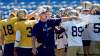 KEN GIGLIOTTI  / WINNIPEG FREE PRESS Blue Bombers head coach Paul LaPolice barks out orders during practice at Canad Inns Stadium on Tuesday. It�s been a trying season for the Blue and Gold yet, somehow, they�re 4-1.