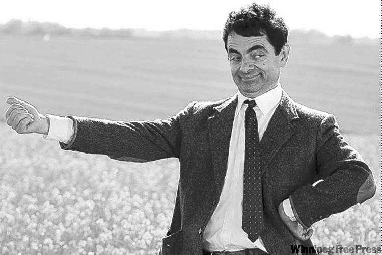 Life imitates art Mr. Bean actor in car crackup Winnipeg Free Press