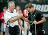 Phil Masturzo / Akron Beacon Journal  /MCT
Steve Williams (left) congratulates Adam Scott on winning the World Golf Championships Bridgestone Invitational at Firestone on Sunday.