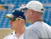 JOE BRYKSA / WINNIPEG FREE PRESS
Paul LaPolice (right, with GM Joe Mack) isn't a fan of extracurricular activities away from the stadium.