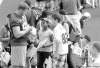 KEN GIGLIOTTI  / WINNIPEG FREE PRESS
Bombers defensive tackle Doug Brown rewards admiring fans with his autograph.
