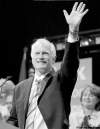 CP
Jack Layton waves to the crowd after the 2004 election put him in Parliament.
