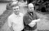 hadas parush / winnipeg free pressGreg Rudolph (left) and Neil Selluski, who with their Sunset Boulevard neighbours are paying $360,000 to pave their back lane,  call the Tory promise to pave all of Winnipeg�s 380 gravel back lanes �a little salt in the wound.�