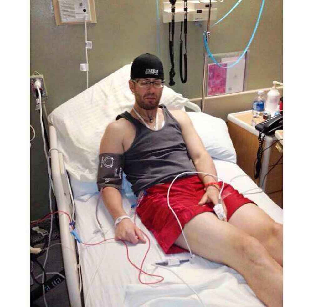 Submitted
Jamie Benzelock on donation day.