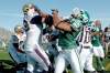 MICHAEL BELL / POSTMEDIA NEWS 
Tempers flared in the late going Sunday in Regina, as the Roughriders laid an old-fashioned whipping on the boys from Winnipeg.