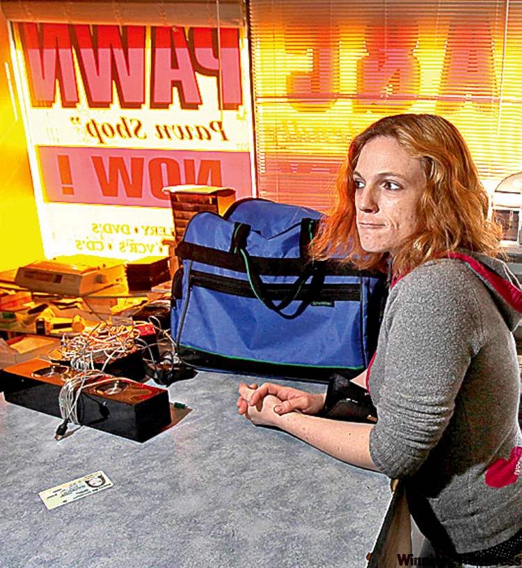 Erin Marsden says some pawn items to get food.