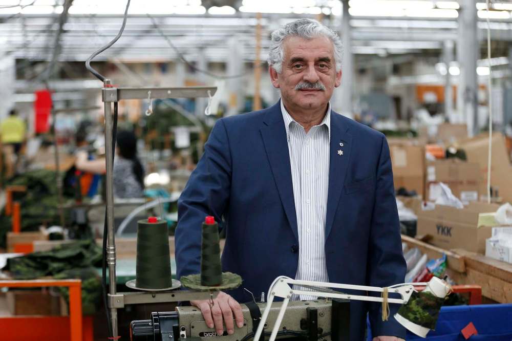JOHN WOODS / WINNIPEG FREE PRESS
Albert El Tassi knows what it is like to be a newcomer in Winnipeg. The president of Peerless Garments hopes to extend a helping hand while also helping his company fill needed sewing-machine operator positions.