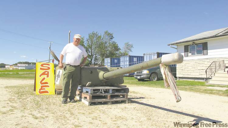 Westbourne army surplus store operator Al McMaster says farmers should