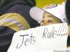Ruth Bonneville / Winnipeg Free Press archives
A young fan holds up a sign he made at the Jets' training camp on Saturday.