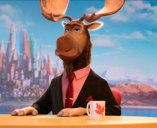 DISNEY
Veteran CBC newscaster Peter Mansbridge is the voice of PeterMoosebridge.
