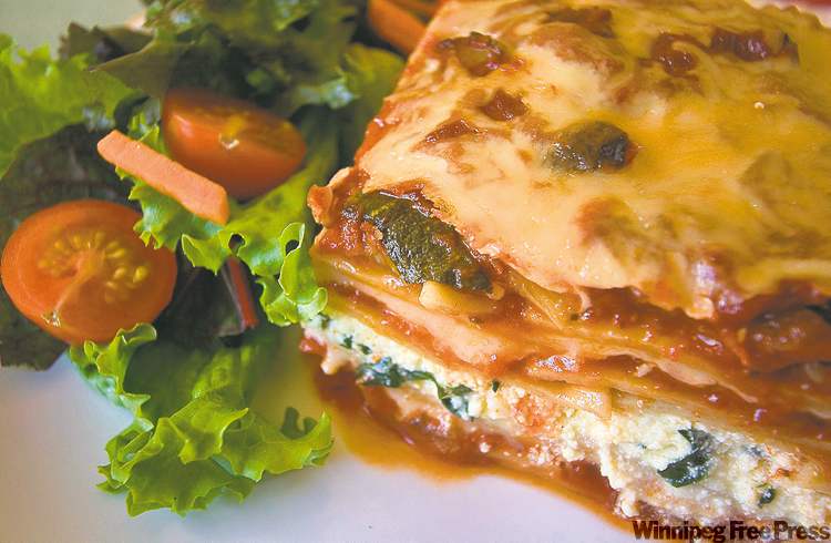CNS Victoria Times Colonist
Kerr's roasted vegetable lasagna has a versatile sauce.