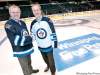 MIKE DEAL / WINNIPEG FREE PRESS
Winnipeg Free Press publisher Bob Cox (left) with True North president Jim Ludlow.