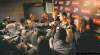 Ruth Bonneville / Winnipeg Free Press 
Bombers starting QB Alex Brink tries to fend off media hordes Thursday afternoon.