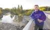 WAYNE GLOWACKI / WINNIPEG FREE PRESS 
Hugh McFadyen on the bridge leading into Woodhaven Park, his favourite part of the city.