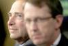Joe Bryksa / Free Press archives
Winnipeg Jets co-owner Mark Chipman says commissioner Gary Bettman (left) was 'very responsible for the NHL's return to Winnipeg.'