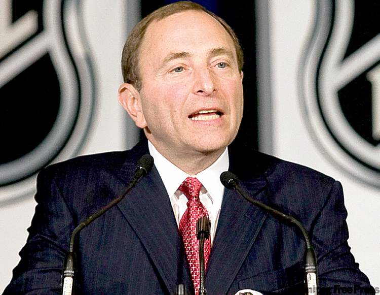 Canadian Press archives
NHL commish Gary Bettman plans to be in the crowd, too.