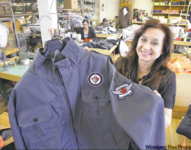Jets gear made here Winnipeg Free Press