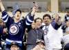BORIS MINKEVICH / WINNIPEG FREE
Trevor Hagan / Winnipeg Free Press
The lucky ones who secured tickets were just happy to be at the MTS Centre for the Jets� opener.