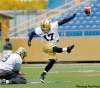 WAYNE GLOWACKI / WINNIPEG FREE PRESS
Kicker Justin Palardy has been among the steadiest of the Bombers this season, hitting 78 per cent of his field-goal attempts.