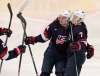 Markku Ulander/Lehtikuva via AP, File
FILE - In this Jan. 5, 2016, file photo, Auston Matthews, left, and Matthew Tkachuk of the United States, celebrate a goal during the 2016 IIHF World Junior Ice Hockey Championship bronze medal game against Sweden in Helsinki, Finland.