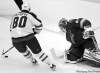 JOE BRYKSA / WINNIPEG FREE PRESS
Nik Antropov (left) misfired on his penalty shot.