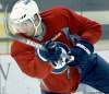 wayne glowacki / winnipeg free press
Jets right-winger Eric Fehr got in some shooting practice Friday.