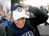 MIKE DEAL / WINNIPEG FREE PRESS
MIKE DEAL PHOTOS / WINNIPEG FREE PRESS
Barry Asgeirson wears both hats � a Jets cap and a Bombers one � even though he was only able to get Bombers tickets for game day.