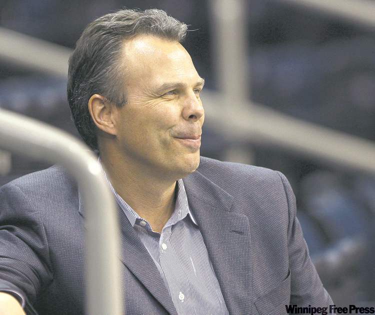JOE BRYKSA / WINNIPEG FREE PRESS archives
Jets general manager Kevin Cheveldayoff is eager to begin developing rivalries once the divisions are realigned.