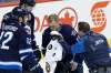 John Woods / The Canadian Press files
Jets winger Nikolaj Ehlers gets treated by a trainer Thursday night.