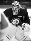 KEN GIGLIOTTI /  WINNIPEG FREE PRESS ARCHIVES
Ondrej Pavelec is coming off a shutout and could start tonight. If he's brilliant the rest of the regular season — and then some — he might not be watching soccer in June.