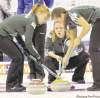 michael burns / the canadian press
Chelsea Carey's team is the defending champion at the Manitoba Curling Tour Championship this weekend in Morris.