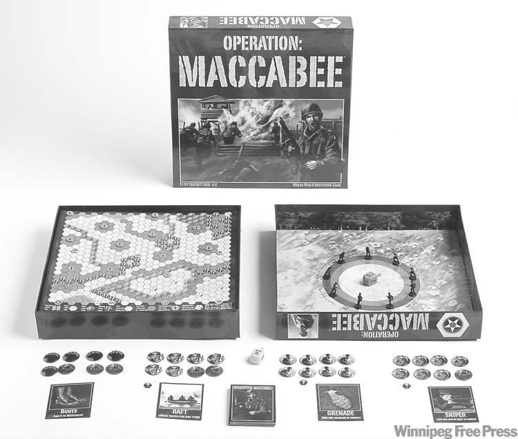 CP
This product image courtesy of Modern Tribe shows the Operation: Maccabee dreidel board game. Fresh spins on playing with dreidels, along with Jewish takes on classic games and toys, are everywhere this holiday season as unique Hanukkah gifts for young people.  (AP Photo/Modern Tribe)