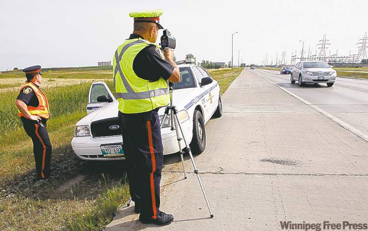 Winnipeg Free Press Archives
Police use photo radar to track motorists' speeds.