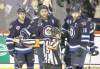 John Woods / Winnipeg Free Press
Winnipeg's Kyle Wellwood, Dustin Byfuglien, Chris Thorburn and Andrew Ladd (from left) dispute a disallowed second-period goal.