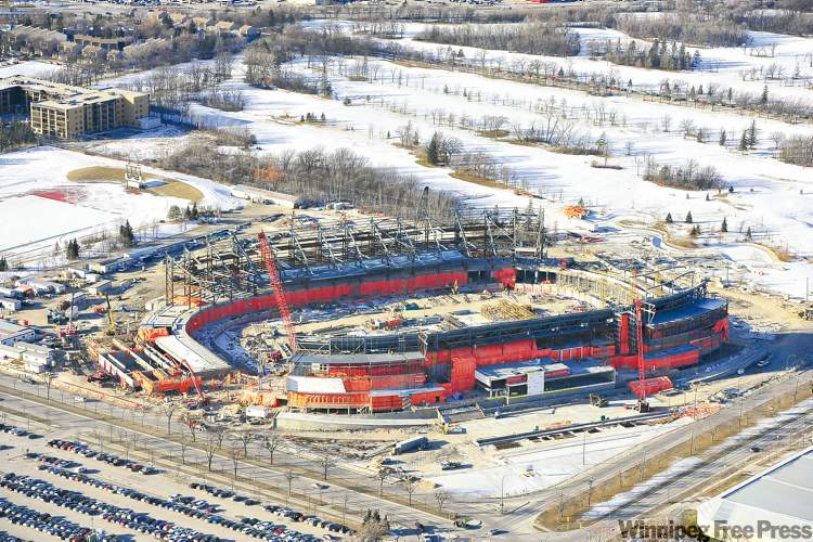 Handout
It was announced Wednesday Investors Group has acquired the naming rights of the new stadium under construction on the University of Manitoba Fort Garry campus.  It will be called Investors Group Field.