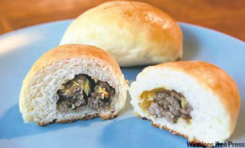 WAYNE GLOWACKI / WINNIPEG FREE PRESS
Cheese adds flavour and binds the filling together so that it's easier to work with.