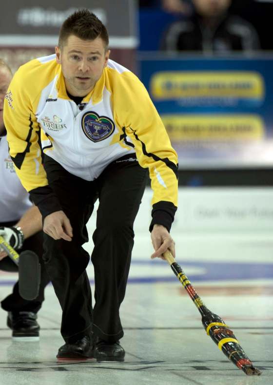 Michael Burns Jr. / Winnipeg Free PressMike McEwan and his team shot 95 per cent in the win over Ontario this morning.