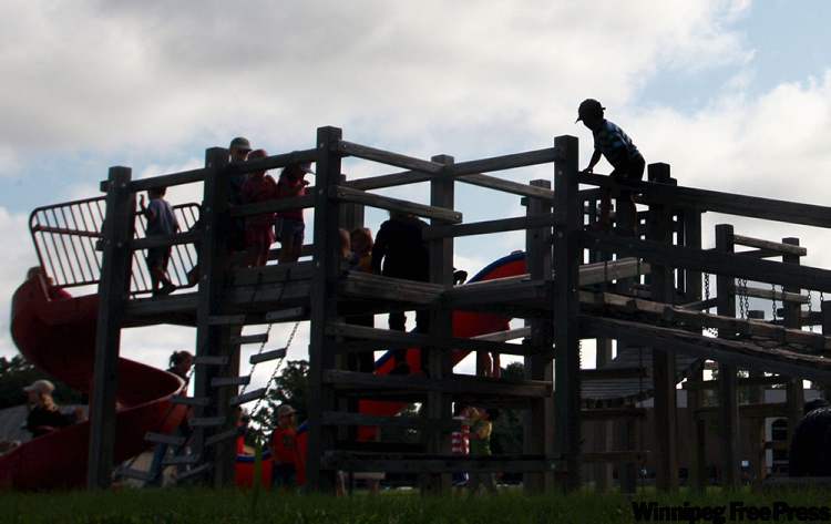 KEN GIGLIOTTI WINNIPEG FREE PRESS
Some play structures no longer meet safety standards.