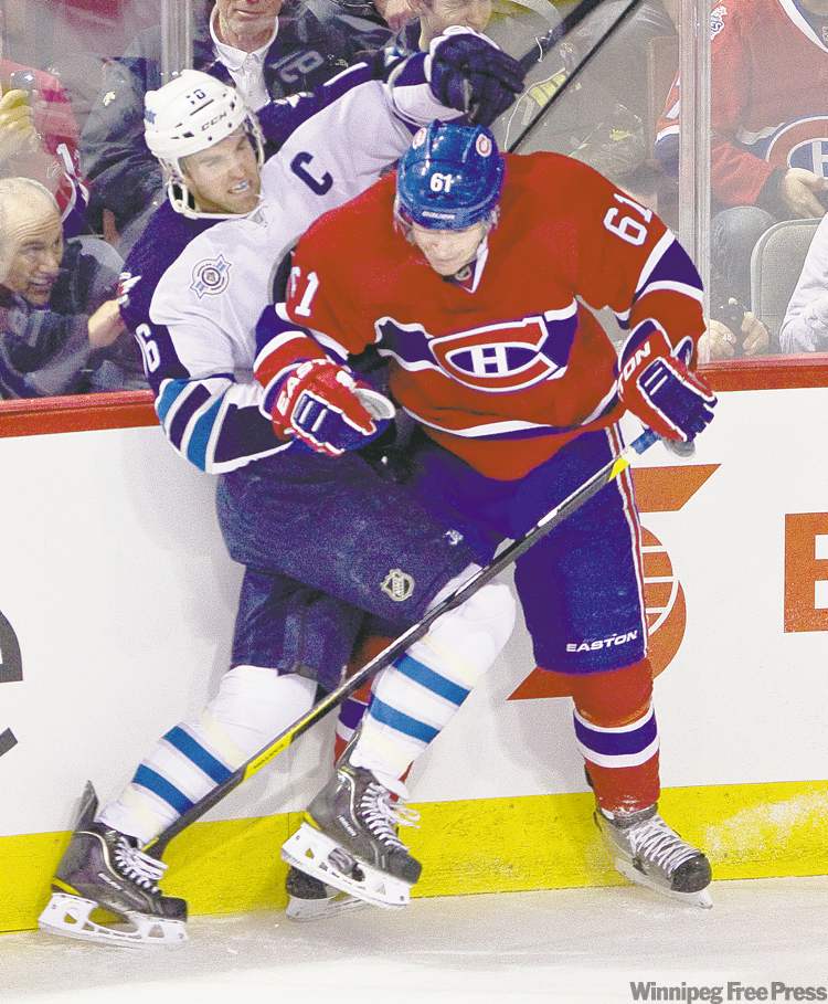 Dave Sidaway / postmedia news archives
Winnipeg captain Andrew Ladd says the current crew has learned from last season's second-half Thrashers' collapse.
