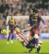CP
Alvaro Barrientos / The Associated Press ArchivesBarcelona�s Lionel Messi (right) met a stern challenge in Aitor Ocio and Athletic Bilbao earlier this season.